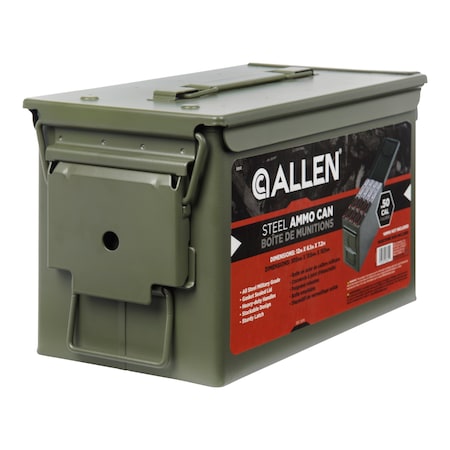 Allen Co Steel Ammo Can .50 Caliber, Green 5950